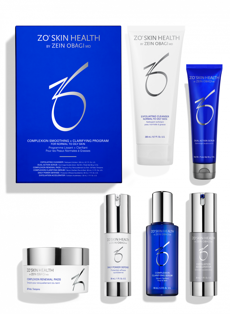 ZO Skin Health Skin Tone Evening and Brightening High Potency Retinol Kit with six skincare products